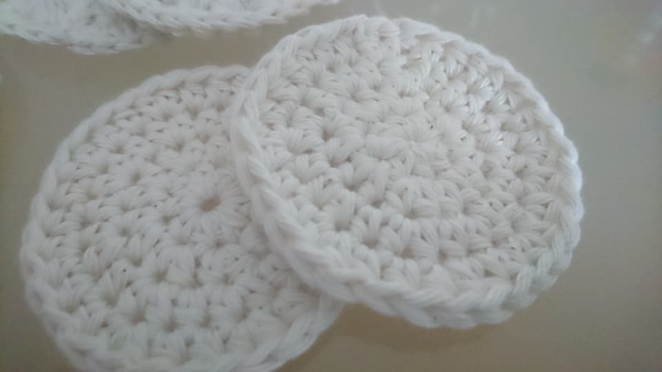 Crochet make up remover wipes