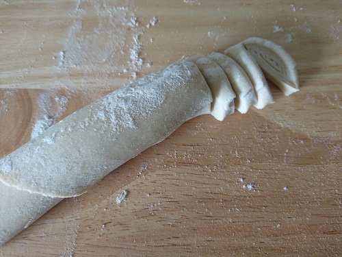 vegan pasta dough prep
