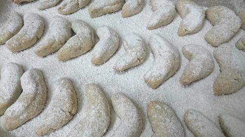 Vegan Vanillekipferl Christmas Cookies